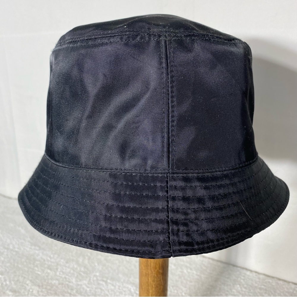 Prada Classic Black Re Nylon Bucket Hat M - Picture 12 of 13